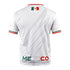 Fury Mexico Soccer Jersey V Neck Ripped Flag Design - Unisex