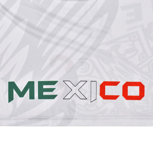 Fury Mexico Soccer Jersey V Neck Ripped Flag Design - Unisex