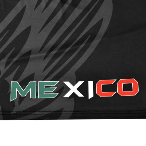 Fury Mexico Soccer Jersey V Neck Ripped Flag Design - Unisex