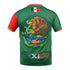 Fury Mexico Soccer Jersey – V-Neck Ripped Flag Design - Unisex