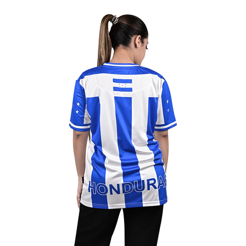Fury Honduras Strip Design Honduras Women Soccer Jersey - Women