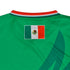 Fury Mexico Soccer Jersey V Neck Ripped Flag Design - Unisex
