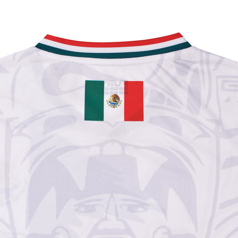 Fury Mexico Soccer Jersey – V-Neck Ripped Flag Design - Unisex
