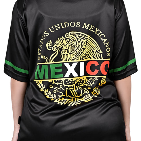 Fury Mexico Short sleeves with Mexican flag Baseball Jersey - Womens