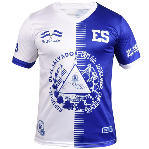 Fury El Salvador Soccer Jersey - El Salvador Shirt - El Salvador Men/Women/Unisex Short Sleeve
