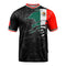 Fury Mexico Soccer Jersey – V-Neck Ripped Flag Design - Unisex