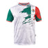 Fury Mexico Soccer Jersey – V-Neck Ripped Flag Design - Unisex