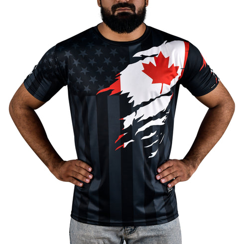Fury Canada and USA Flag Mix Soccer Jersey - Men