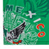 Fury Mexico Soccer Jersey V Neck Ripped Flag Design - Unisex