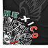 Fury Mexico Soccer Jersey V Neck Ripped Flag Design - Unisex