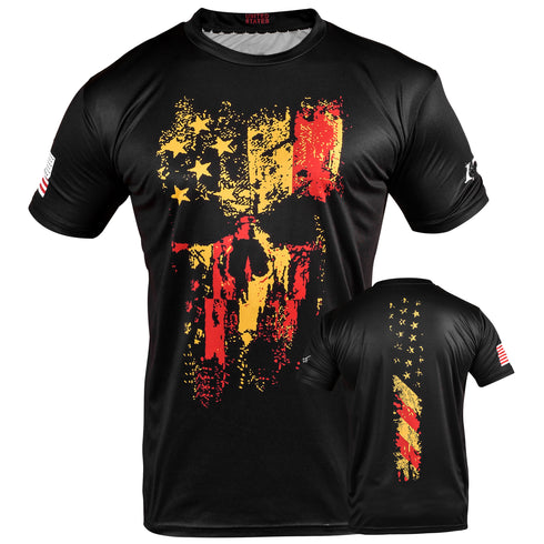 Men's American Reaper 3.0 Patriot Shirt 1776 Flag Short Sleeve with Unbreakable Print