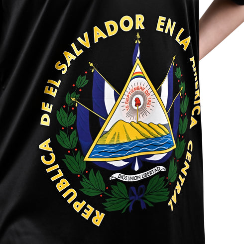 Fury New White and Black El Salvador Women Soccer Jersey - Women