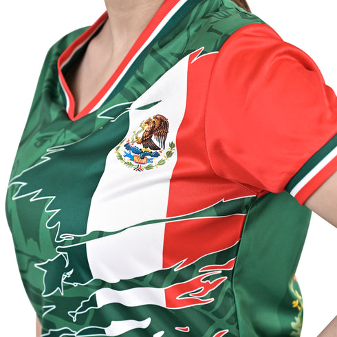 Fury Mexico Aztec Sublimated Soccer Jersey - Women
