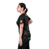 Fury Mexico Soccer Jersey -v- Neck Ripped Flag Design Black White and Green - Women