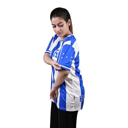 Fury Honduras Strip Design Honduras Women Soccer Jersey - Women