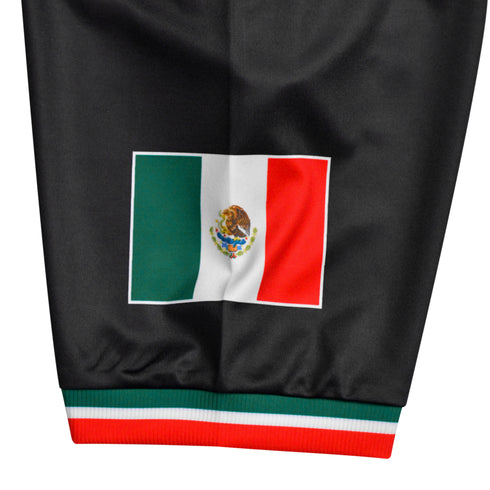 Fury Mexico Soccer Jersey – V-Neck Ripped Flag Design - Unisex