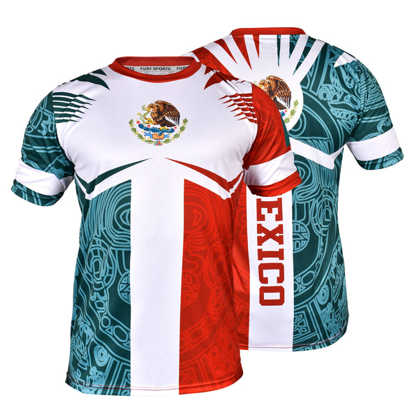 Fury Mexico Soccer Jersey Mexico Shirt for Mexican Unisex/Mujer/Hombre/Men