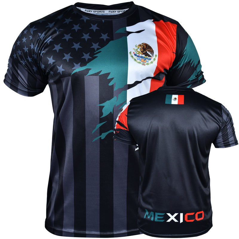 🇲🇽 Mexico × 🇺🇸 USA Flag Mix Soccer Jersey – Premium Match-Grade Edition