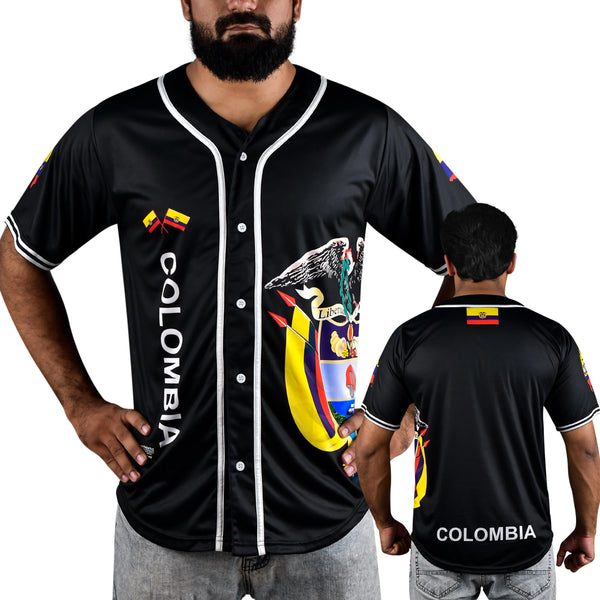 Fury Black Baseball Jerseys - National Symbols in Stylish Designs for Mexico, Guatemala, El Salvador, Honduras mexican jersey camisa de