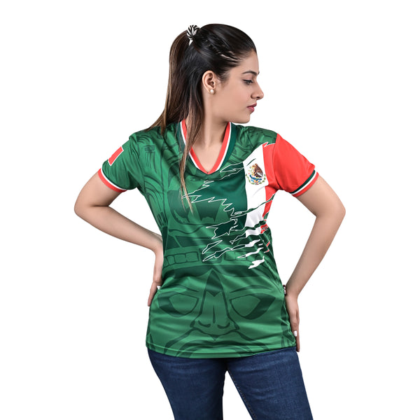 Fury Mexico Aztec Sublimated Soccer Jersey - Women