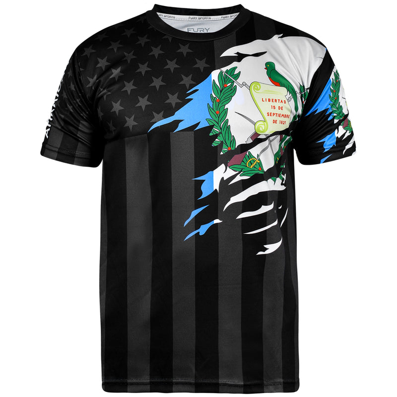 Fury Guatemala and USA Flag Mix Soccer Jersey - Unisex