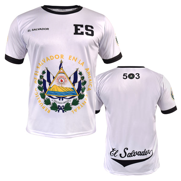 Fury El Salvador Soccer Jersey - White