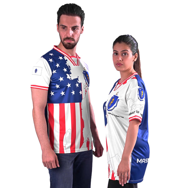 Fury USA Massachusetts Soccer Jersey Unisex -