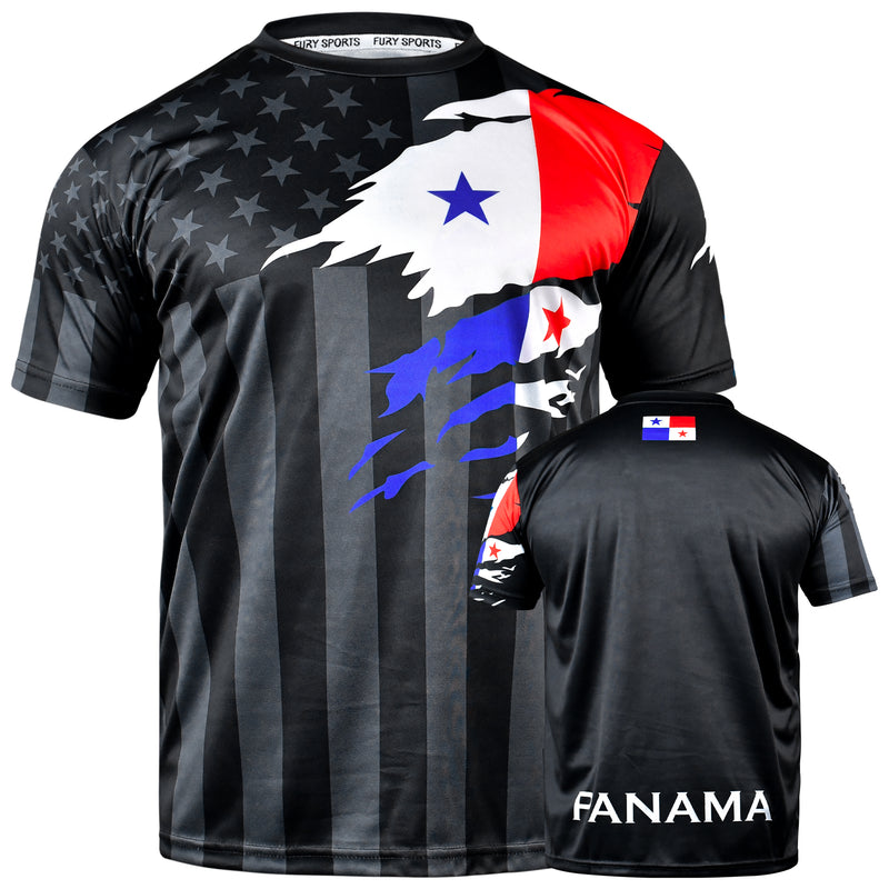 Fury Panama and USA Flag Mix Soccer Jersey - Unisex