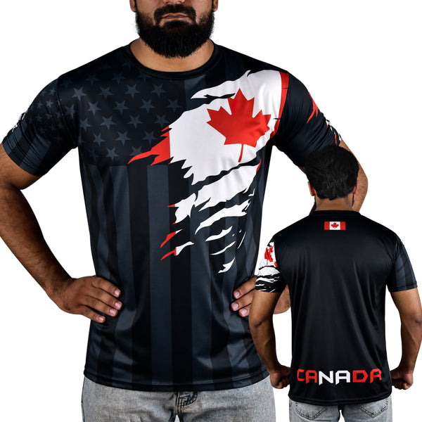 Fury Canada and USA Flag Mix Soccer Jersey - Men